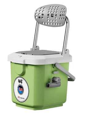 kRr劲舞新款小钓箱轻便迷你可坐超轻加厚钓鱼桶钓鱼箱多功能便携