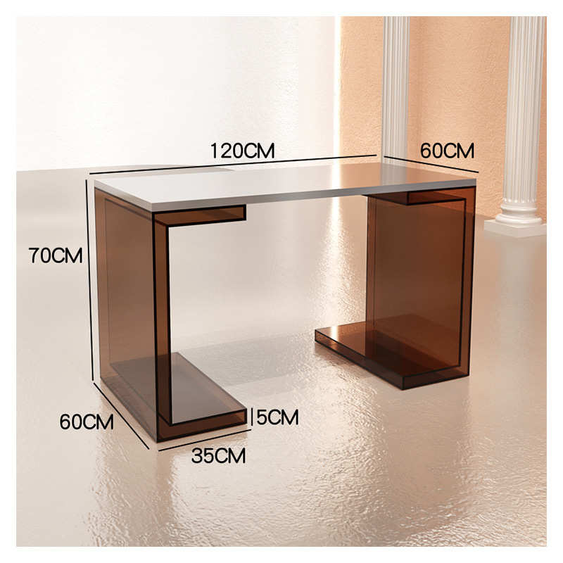 服装店中岛展示台 亚克力透明流水台现代简约家用陈列置物架批发