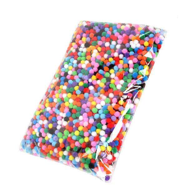 1000 Pcs Creative Manual DIY Material Plush Ball