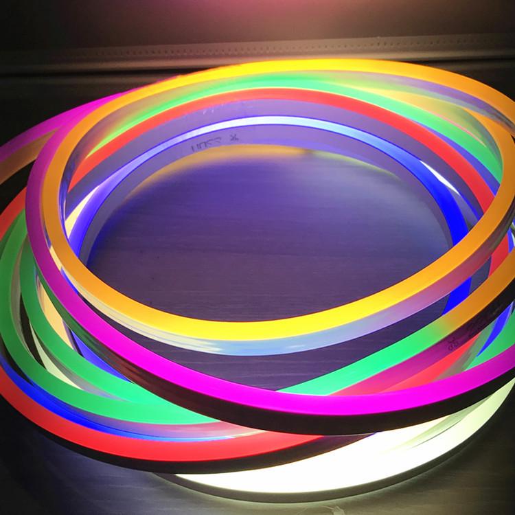 led12v 低压硅胶柔性灯带220V霓虹灯带广告户外防水软灯条 发光字