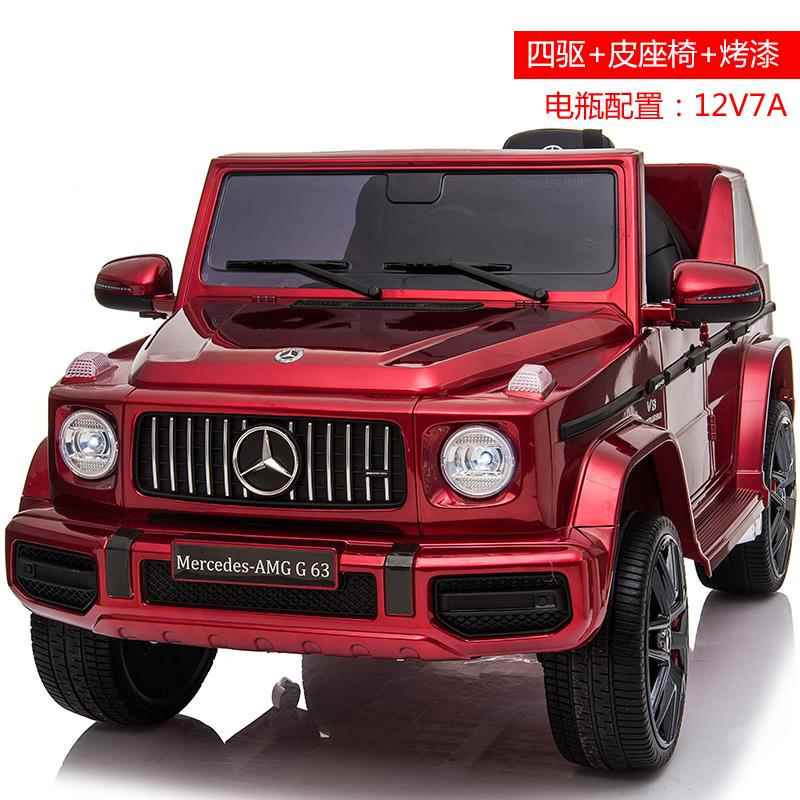 高档车奔驰大G儿婴童电动车四轮遥控可坐小孩越野童宝玩具宝车可