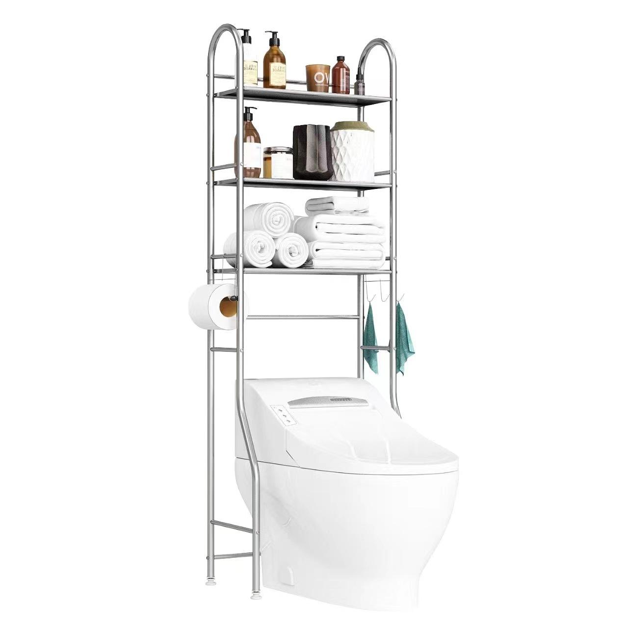 不锈钢卫生间洗手间马桶置物架