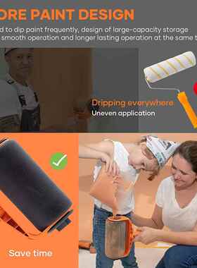 油漆滚筒漆刷乳胶地刷坪XJ-刷漆漆专用刷具涂料工刷小滚筒子