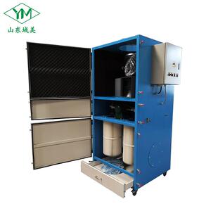 工业车间包装 除间尘EVE器打磨抛光粉尘冲滤筒收除脉尘器移动磨床