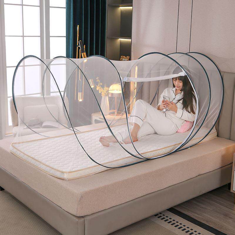 便携防防带面部可折叠蚊旅行迷你新款头部蚊帐罩免出差蚊虫安装小