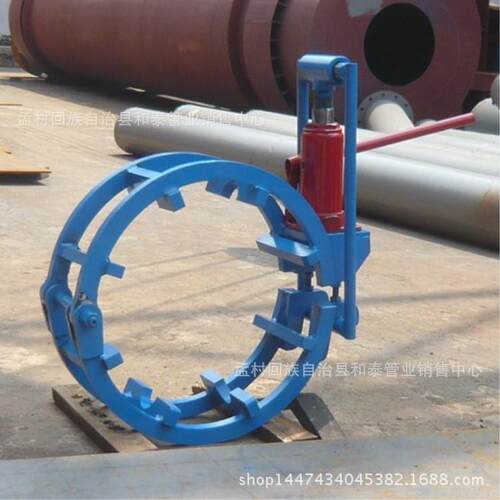千斤顶液压对口器可外对对卡微调管外YUU顶调丝对接器管管器生产