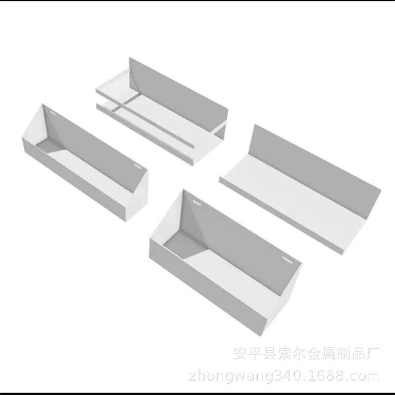 新款直销贫美珐琅板磁吸置物架搪瓷白板此帖收纳盒简约冰箱磁性收