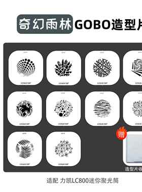 力凯迷你聚光筒转换卡口配件 Lc800聚光筒专用成像镜头gobo投影片