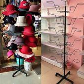 帽子收纳铁艺欧式 特价 挂架衣帽子架组装 托落地 帽托 帽子展示架