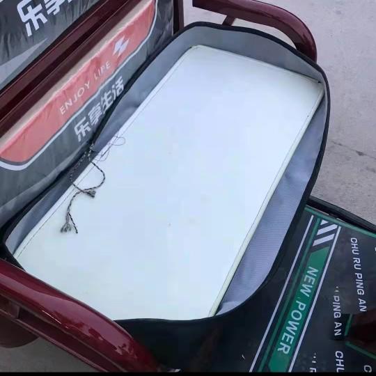 电动三轮车坐垫套四季通用皮革海绵全包防水防晒加厚保暖座套