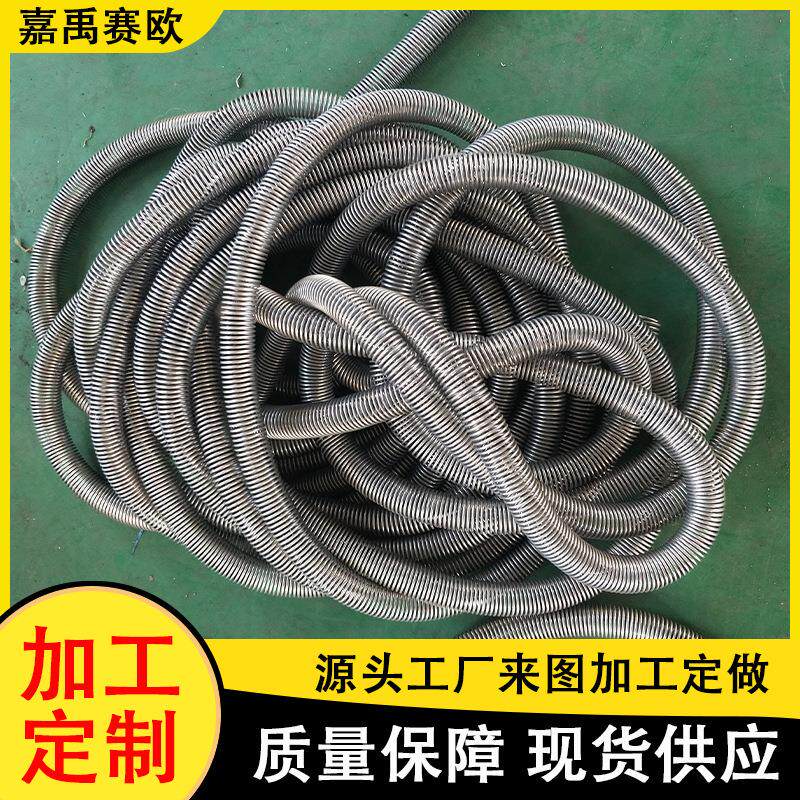15/25弹簧渗水管透水弹簧钢管螺旋裹丝管桥面沥青渗水弹簧钢管