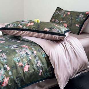 款 新中式 ｜印花60支莱赛尔天丝棉四件套裸睡丝滑全棉南通家纺四季