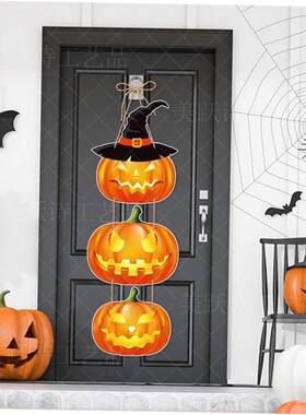Halloween Party Decors Pumpkin Ghost Bat Door Hanging Penden
