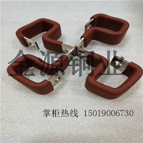 新能源动力电池浸塑铜排软连接纯镀镍铜箔叠片软连接多层大电流铜