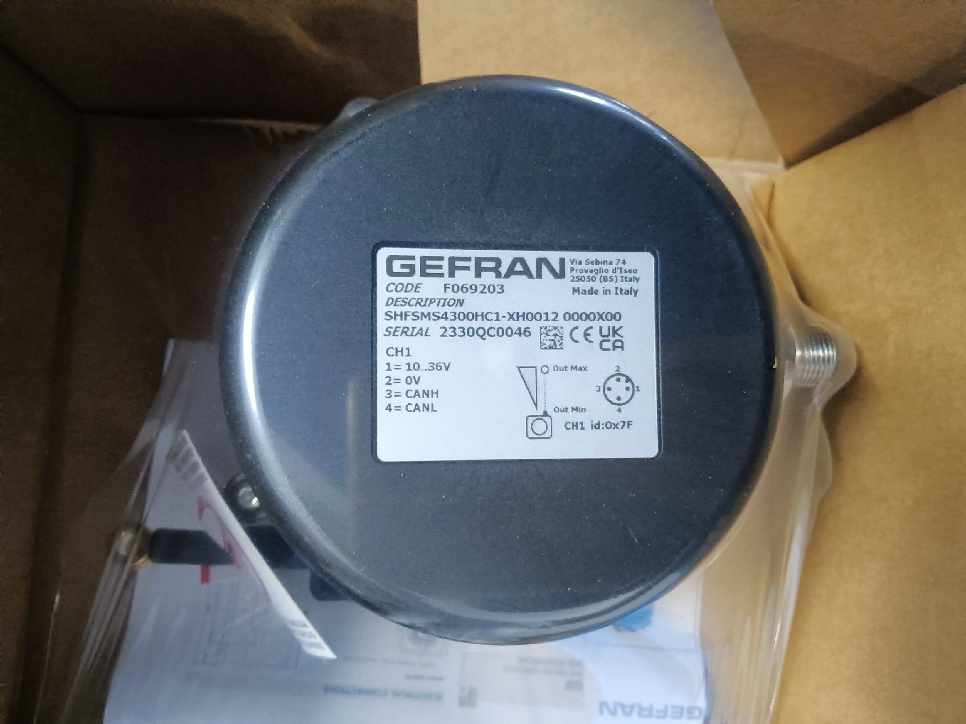 杰佛伦（杰弗伦）GEFRAN拉绳位移传感器，长度传感器，工程