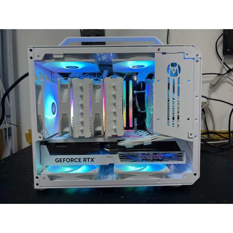 机械大师方糖C24/C28/C+MAX/C34 PRO方糖ITX迷你侧透桌面手提机箱