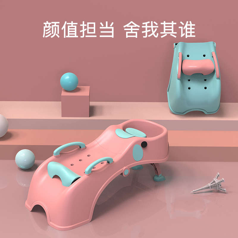 儿童洗头躺椅神器男小孩家用加厚可折叠中童女宝宝洗头床洗发躺椅
