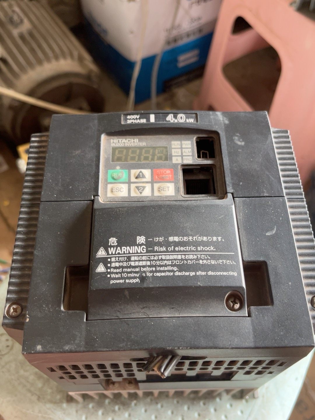 拆机日立变频器 WJ200-040HF， 4KW 380V质