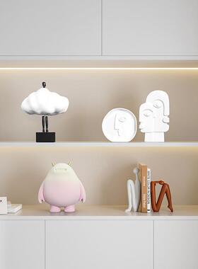 现意代简约TRJ件软装饰品电视柜玄关壁龛入户门样板间酒开摆放格