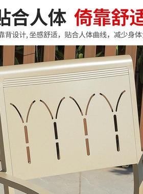 户外椅全铝花合金桌椅奶阳台庭院园商业街茶24315-1店商用桌户外