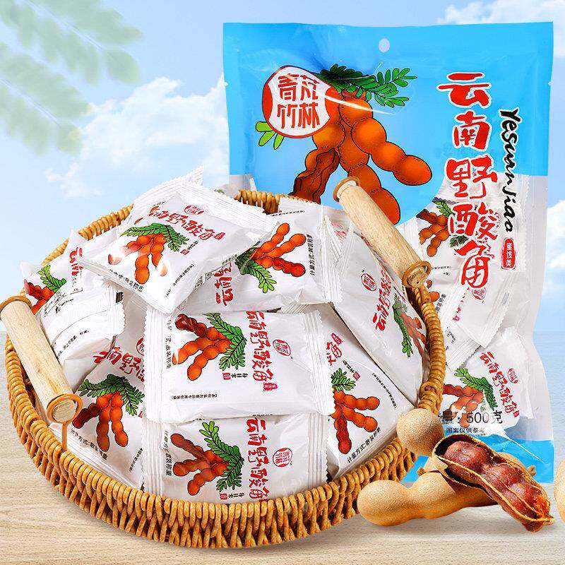 清竹林酸角云南特产冰糖酸角大王罗望子甜角孕妇零食小包装酸豆角