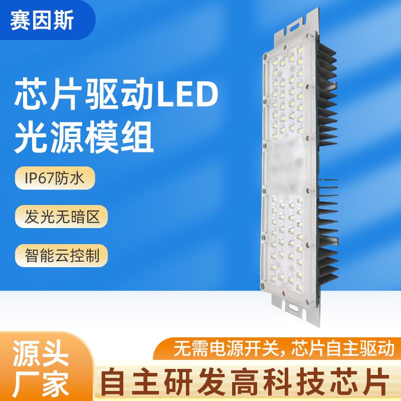 芯片驱动LED光源模组免驱动LED直驱大功率路灯模组市政道路模组