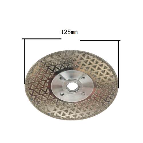 刚电镀金锯片面满天星大理石石花岗岩石双材切割片M1强锐锋4法兰