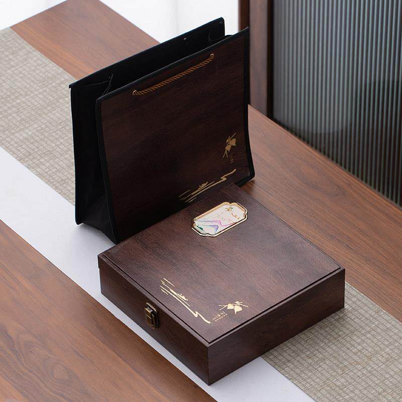 覆古普洱茶饼礼盒包装357g高档空盒200克福鼎白茶古树茶饼收纳盒