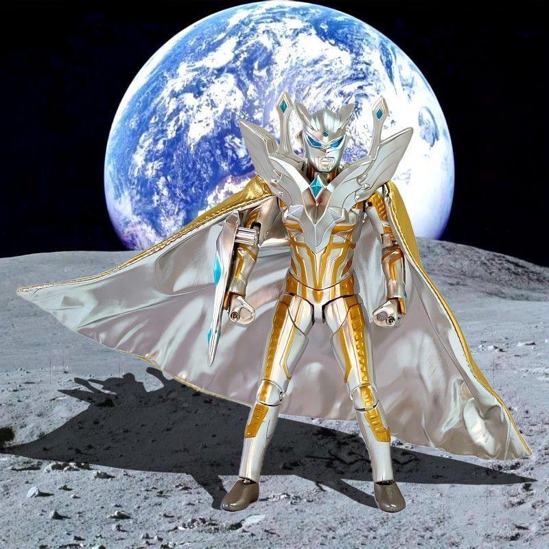 SHF终极赛罗奥特闪耀黄金无限特利迦迪迦艾克斯贝利亚手办玩具