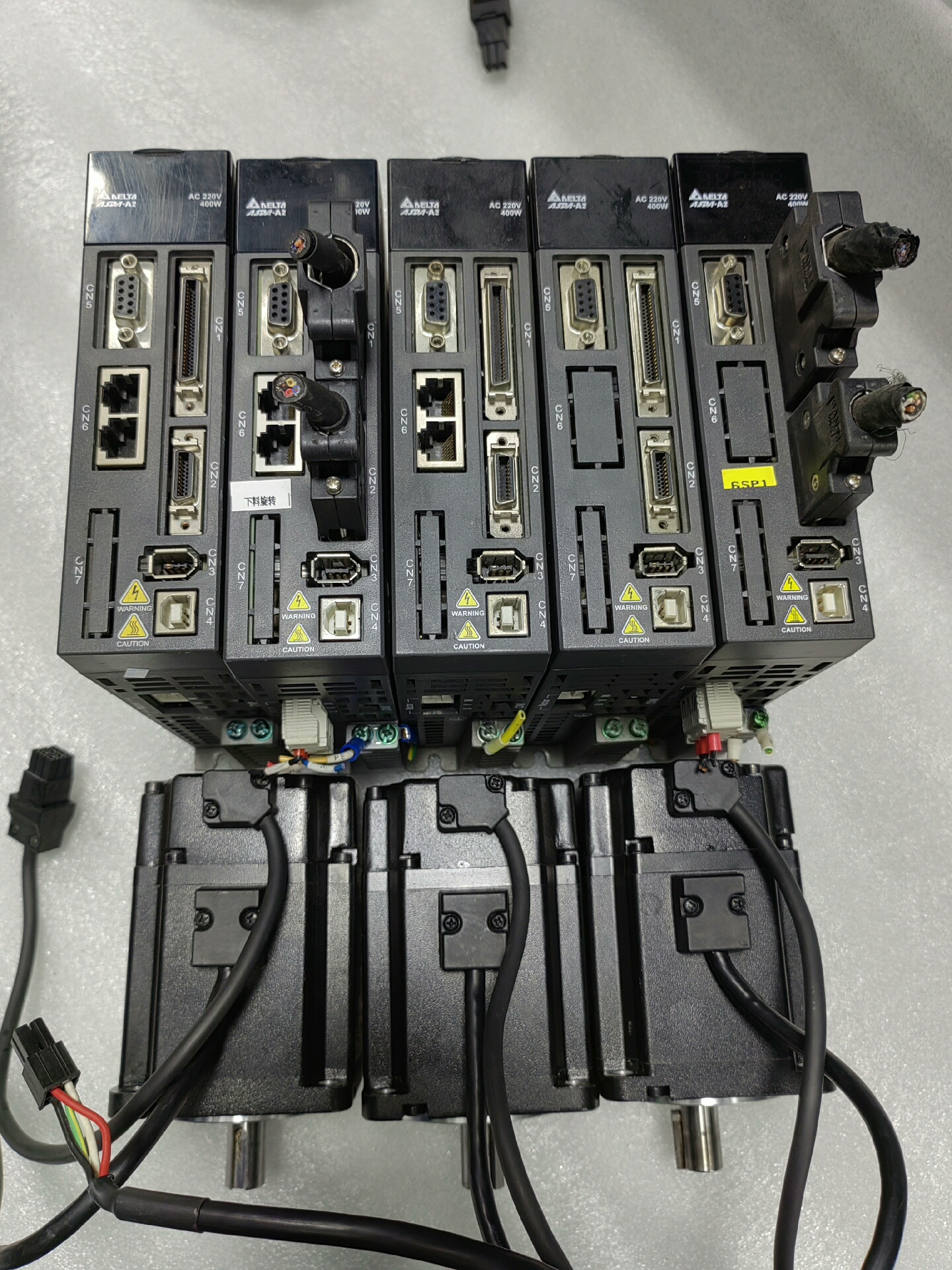 台达A2伺服400w 配80法兰电机