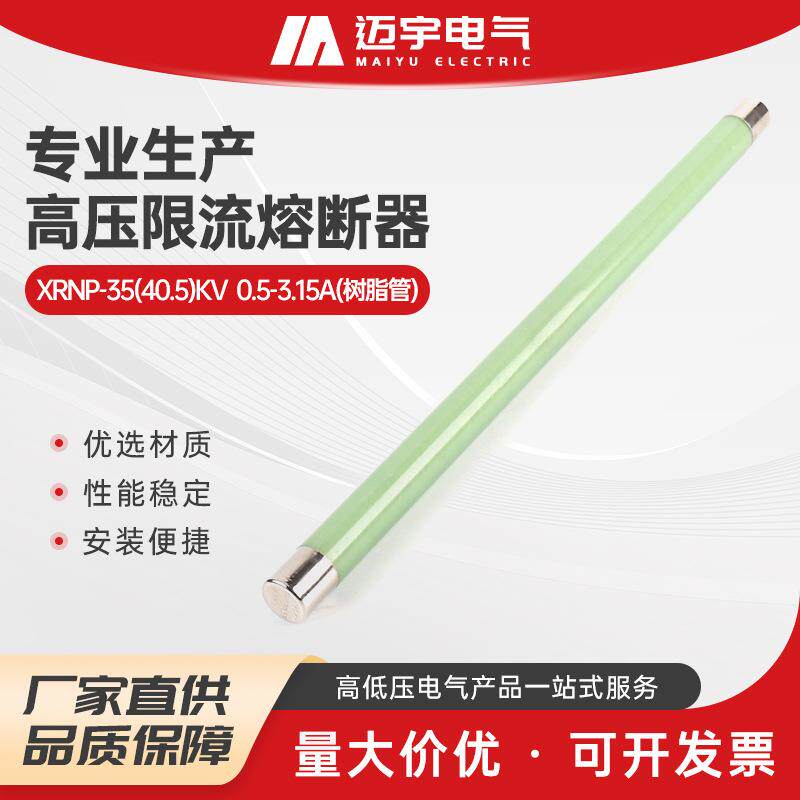 XRNP-35(40.5)KV 0.5-3.15A树脂管高压分段能力限流熔断器保险管