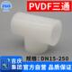 pvdf三通热熔承插正三通对焊内插异径管件水管接头塑料管道配件