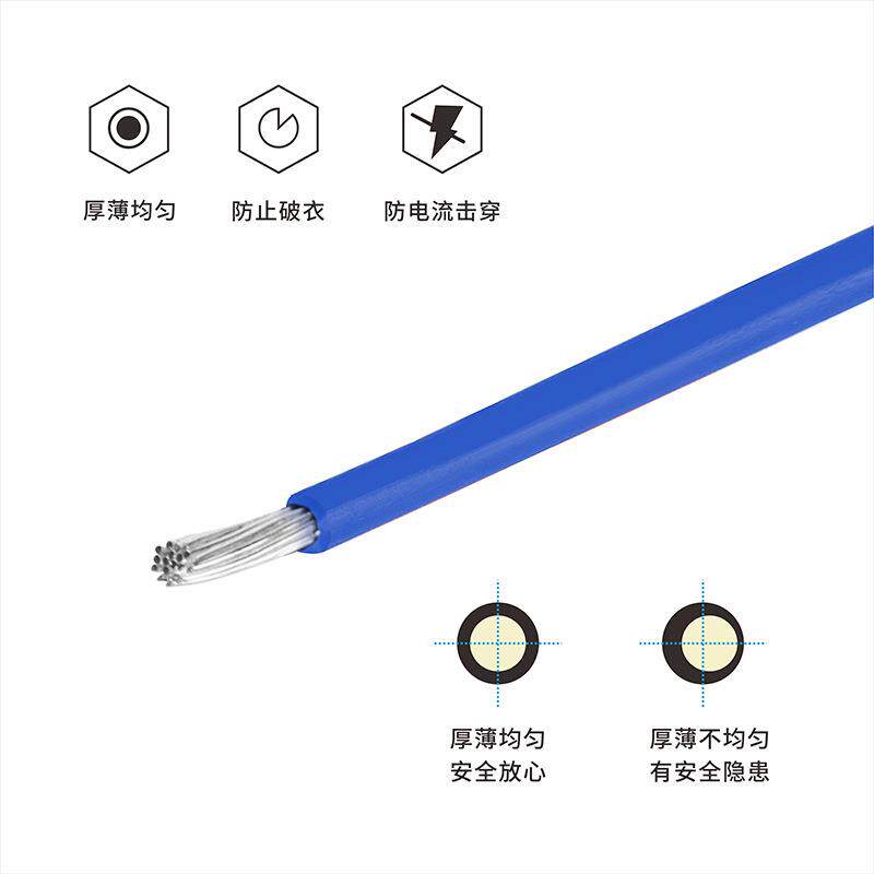 申远铁氟龙高温线AF200X 2.5平方镀锡线 耐高温电线耐油线 100米