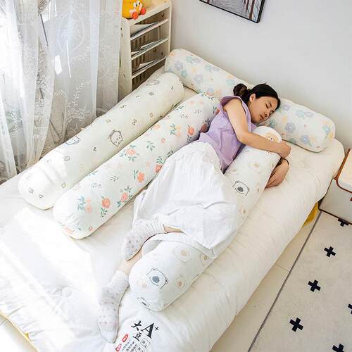 大抱枕冰丝糖果圆柱枕头 夏季睡觉侧睡夹腿抱枕长条枕女生可拆洗