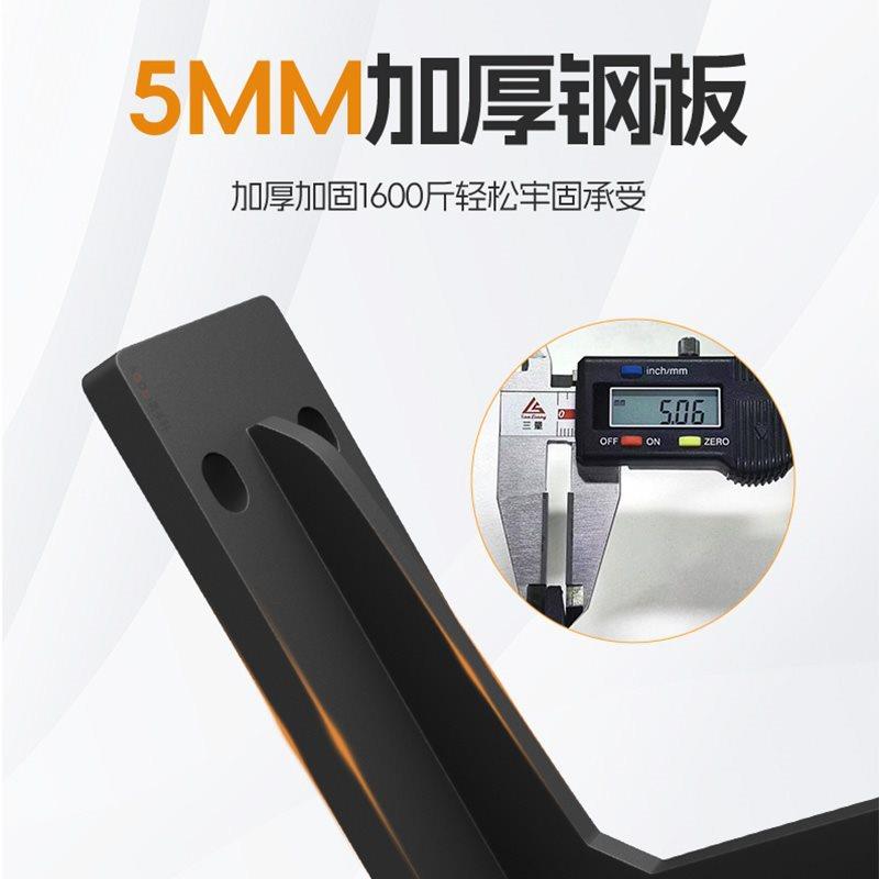悬挂式隔板托悬空电视柜悬浮承重支架三角支撑架墙上托架吊轨固定