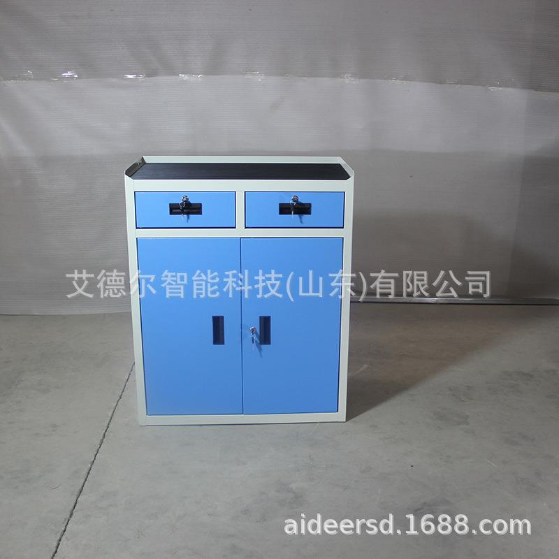 双抽屉带锁工具柜 三层工具车 车间加厚铁皮机床工具箱 工厂现货