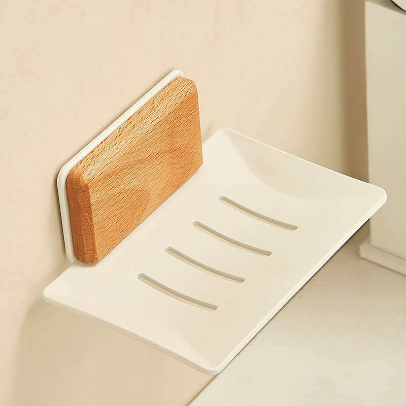 ll洗手台肥皂盒壁挂式免打孔浴室卫生间家用香皂盒沥水置物架子白,家庭/个人清洁工具,皂网/架,淘宝优惠券,粉丝福利购,淘宝优惠卷