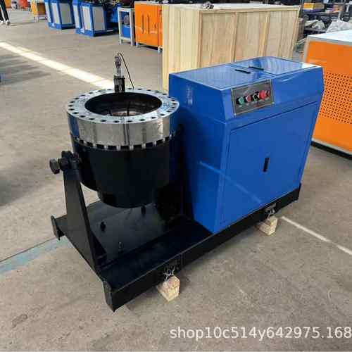 全自动液压缩管机压管机钢管高压油管方管缩管机手脚架大棚管压口