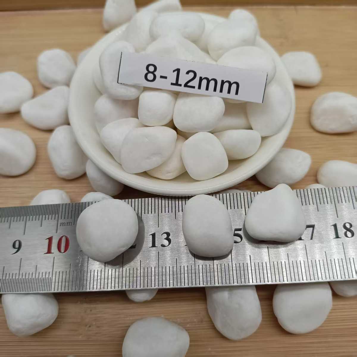 白石园林水磨石碎石景观石子铺面水洗子石子白石家装