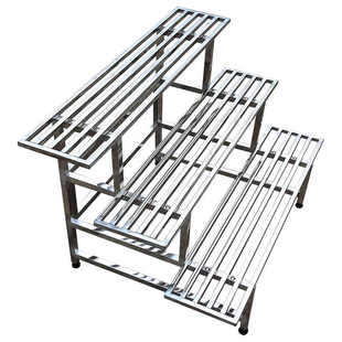 不锈钢花架子阳台大花盆室内室外多层花盆架落地绿萝置物花架威东