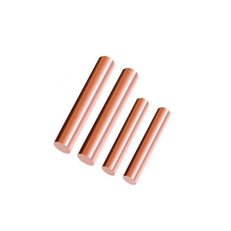 工孚T2紫铜棒红铜棒实心铜棒纯铜脚手架用钢材单位根直径6mm1m