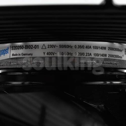原装ebmpapst S2D250-BI02-01 230/400V 100/140W外转子轴流风机