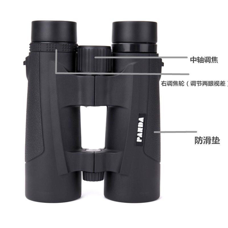 8x42直筒高清双筒手持式望远镜 户外非红外微光望眼镜厂家直销