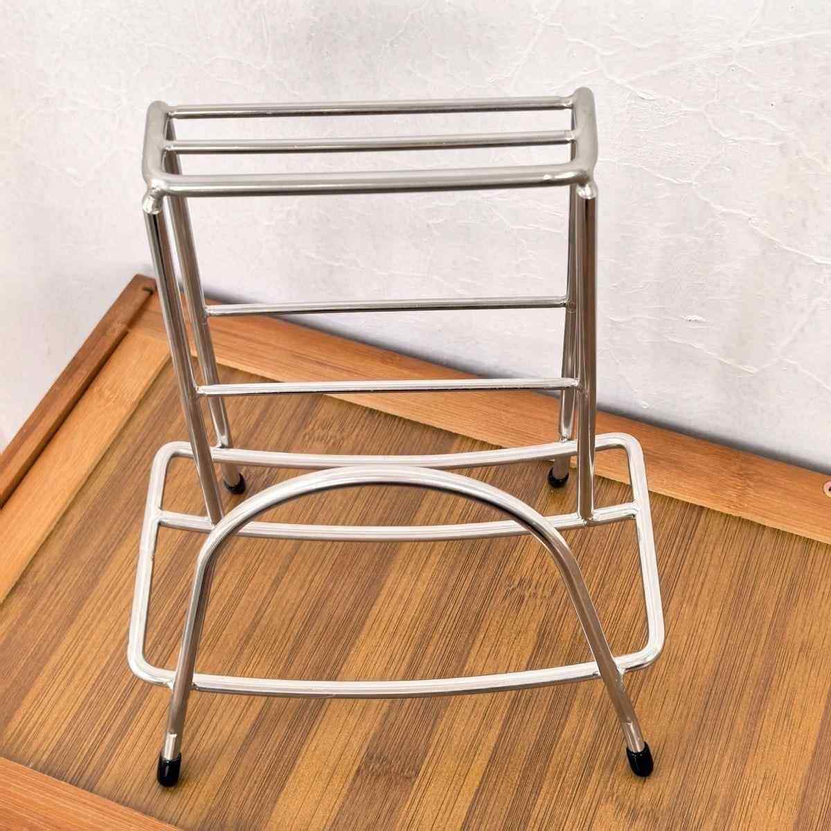 特厚款不锈钢菜板架砧板架案板收纳厨房置物架锅盖菜板多功能刀架