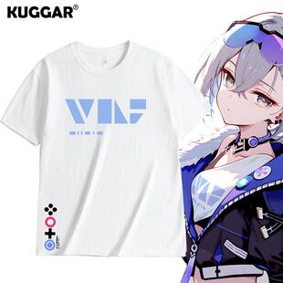 崩坏星穹银狼铁道cos印象二次元游戏周边短袖T恤夏季纯棉衣服潮流