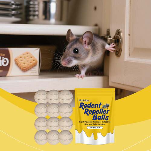 MOONSPRY Mouse Repellent Balls Natural Plant Scent for Indoo