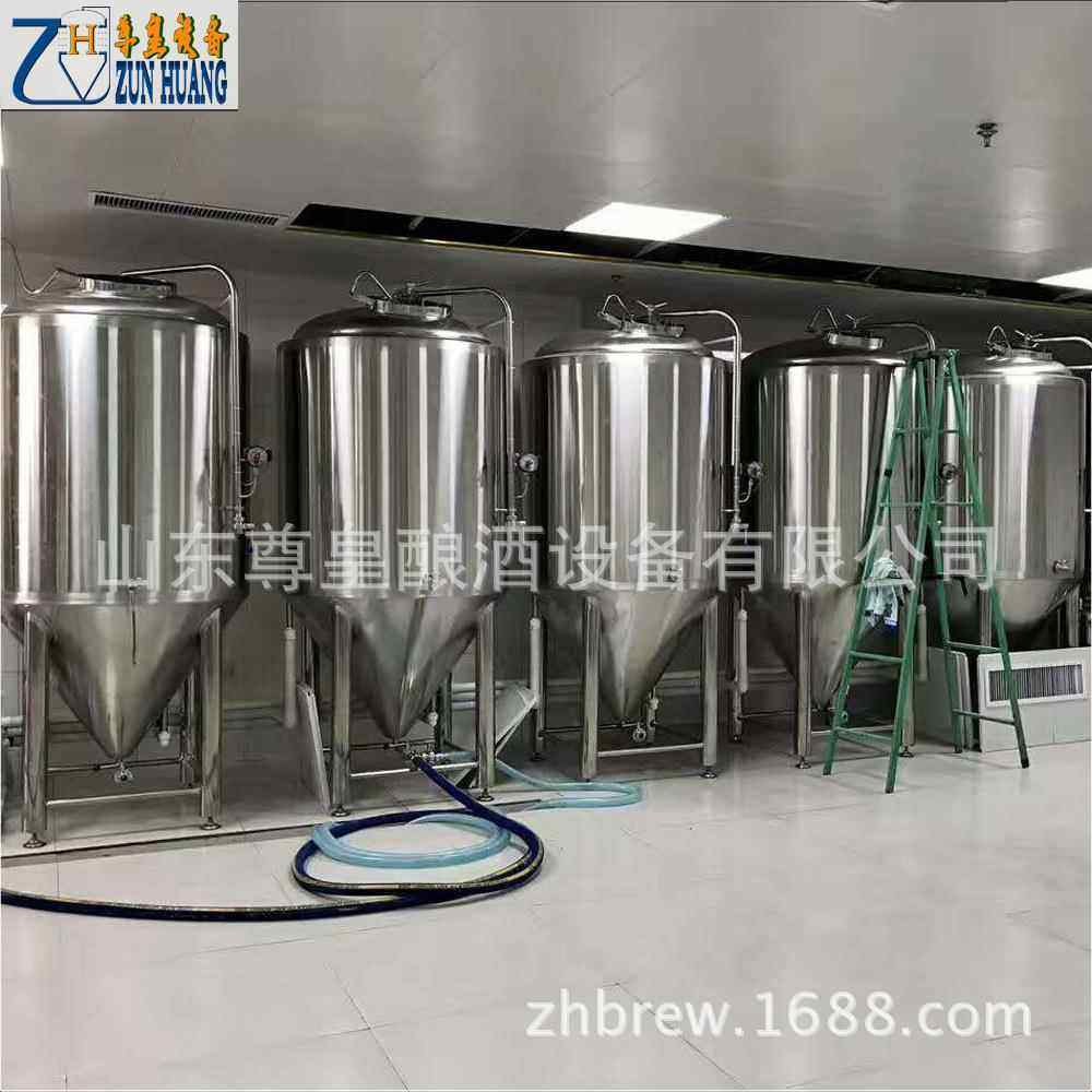 济南啤酒设备精酿原浆啤酒设备小型自酿啤酒机不锈钢发酵罐