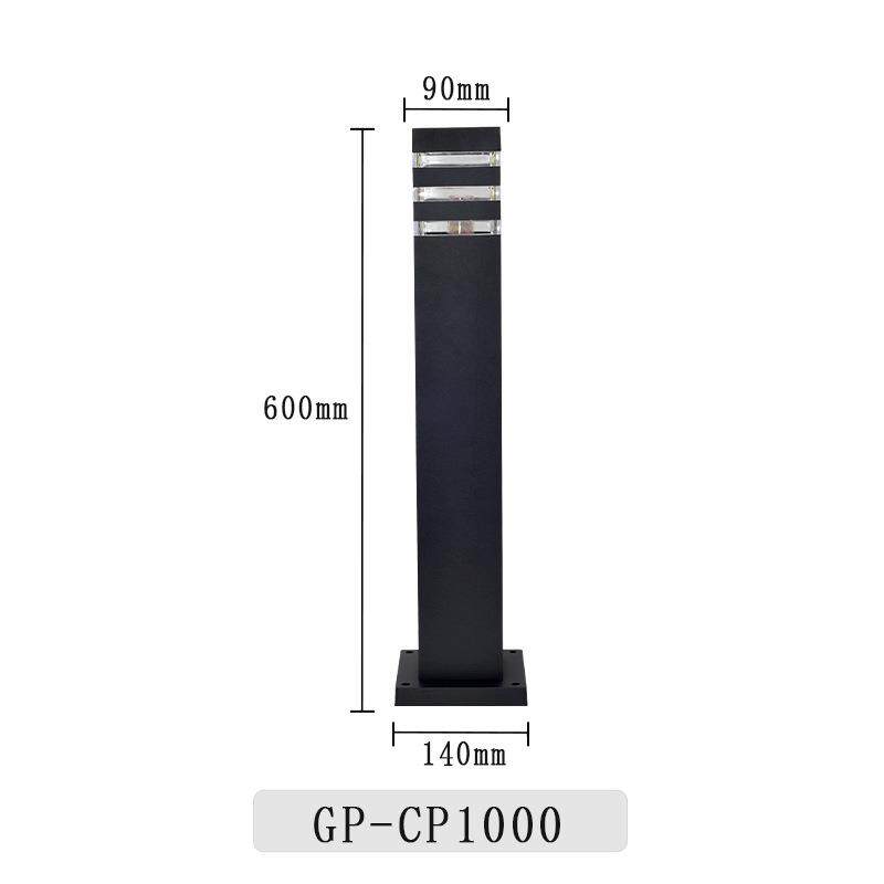 户外水草地灯草方形LEGP-CP100D灯简约现代庭院灯园公花园防路灯