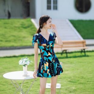胖mm遮肚显瘦保守妈妈中年0326z 连身大尺码 春夏泳衣女款 2026新款