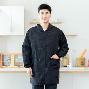 正品服长人防水防油罩衣大厨房家用围袖裙做饭男士外穿大褂工作新